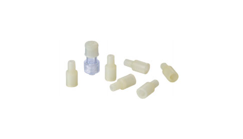 Heparin cap rubber plug